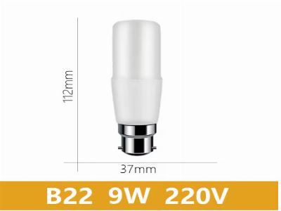 Lots par 12 pcs Ampoules LED 9W Base B22 6000k blanche  Lots par 12   