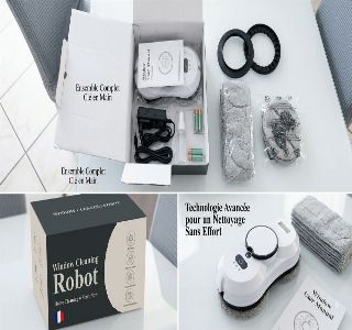 Robot Lave-Vitres Électrique – Des vitres impeccables sans effort !