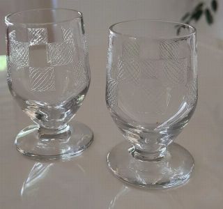 Verres à liqueur art déco