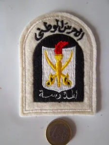 écusson école nationale garde Tunisienne insigne collection
